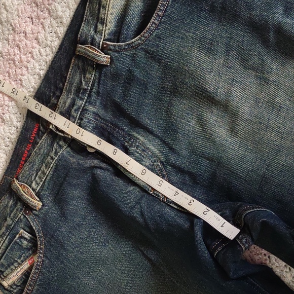 Diesel Size 38 Slim Fit Mid Waist Straight Leg 1995 Jeans 09C04 - Picture 10 of 15
